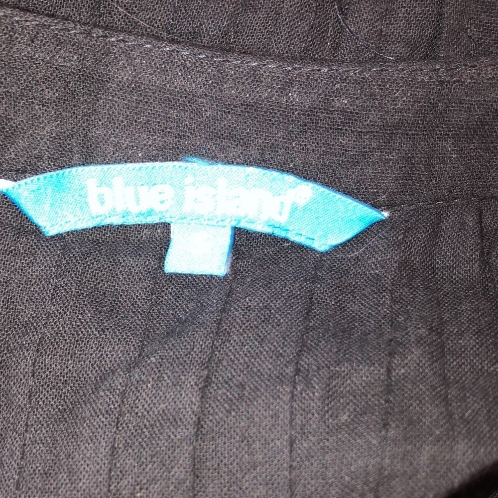 Blue island size small black swim cover dress - Picture 5 of 6